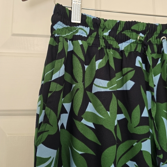 Walter Baker BlackGreen Left Printed Elasstic waist Pullover Straige Pants XL - Picture 4 of 13